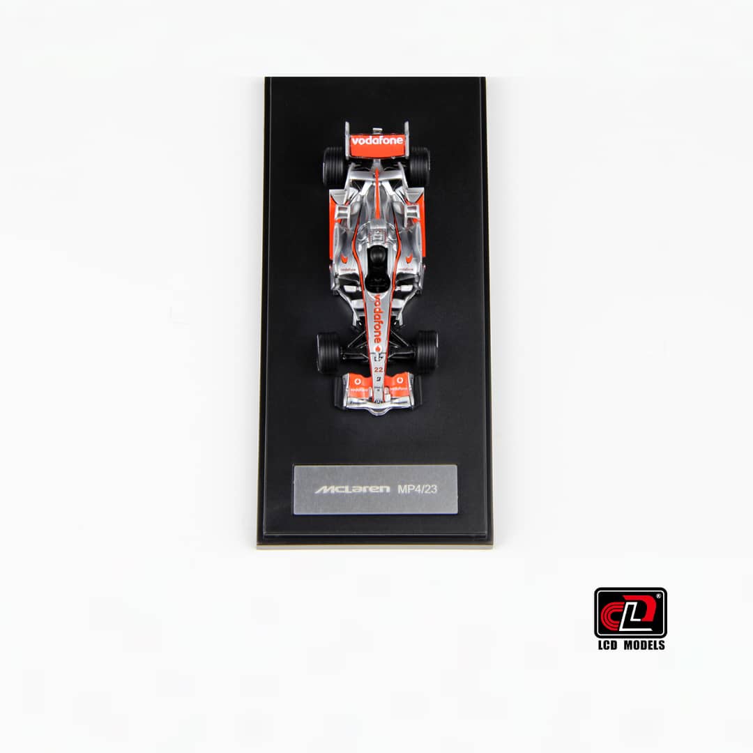 ETA: May 2026 ] LCD 1/64 McLaren MP4-23 Silver – Black Ice Diecast