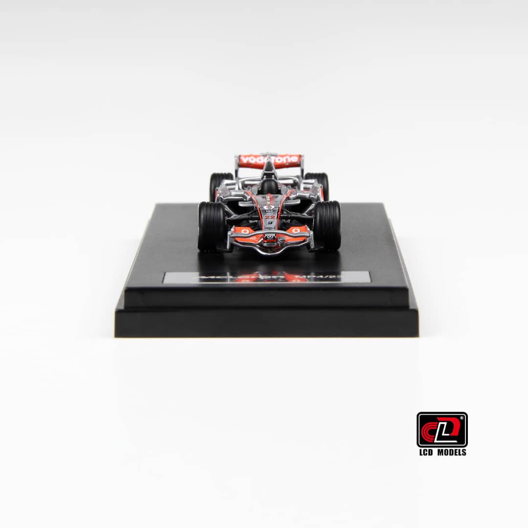 ETA: May 2026 ] LCD 1/64 McLaren MP4-23 Silver – Black Ice Diecast