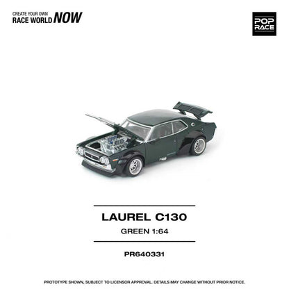 [ETA:  Nov 2026 ] Pop Race 1/64 Laurel MK2 C130 Dark Green