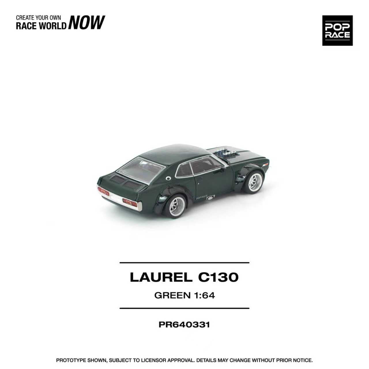 [ETA:  Nov 2026 ] Pop Race 1/64 Laurel MK2 C130 Dark Green