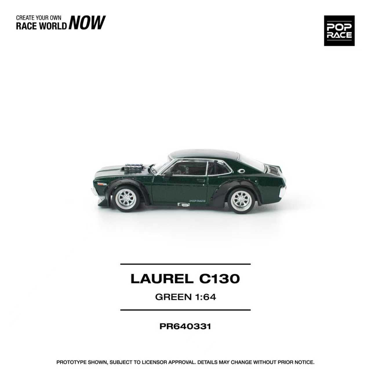 [ETA:  Nov 2026 ] Pop Race 1/64 Laurel MK2 C130 Dark Green