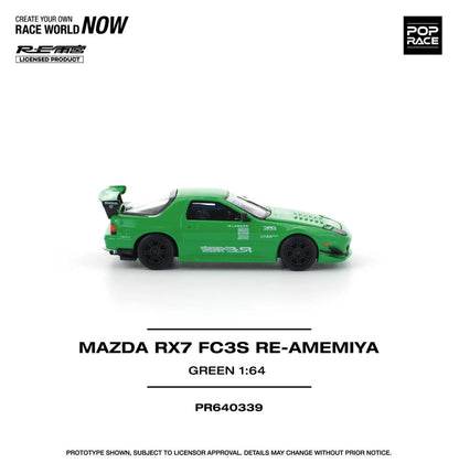 [ETA:  Nov 2026 ] Pop Race 1/64 RX-7 FC3S RE Amemiya Modified Green