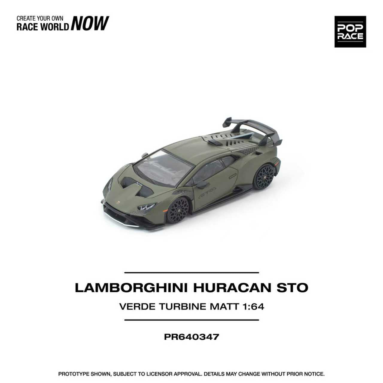 [ETA:  Nov 2026 ] Pop Race 1/64 Huracan STO Matt Verde Turbine