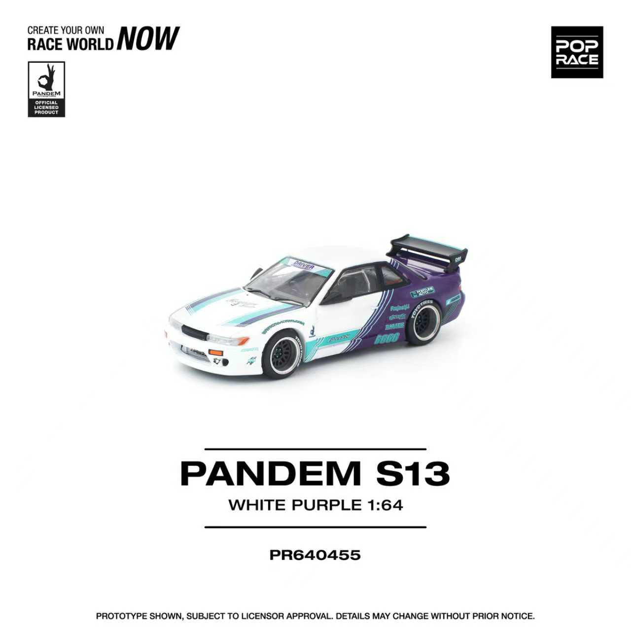 [ETA:  Nov 2026 ] Pop Race 1/64 S13 Silvia Pandem Rocket Bunny