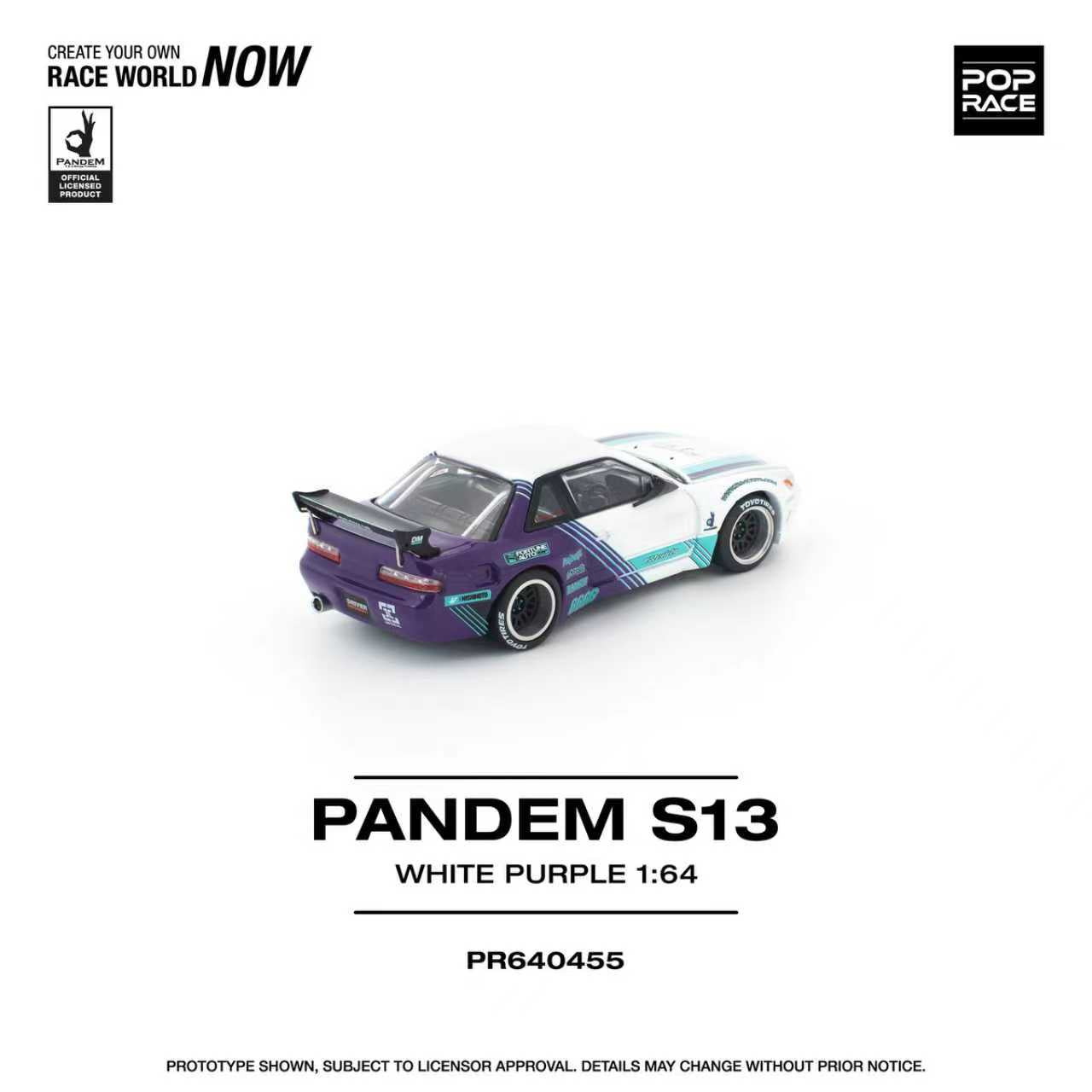 [ETA:  Nov 2026 ] Pop Race 1/64 S13 Silvia Pandem Rocket Bunny