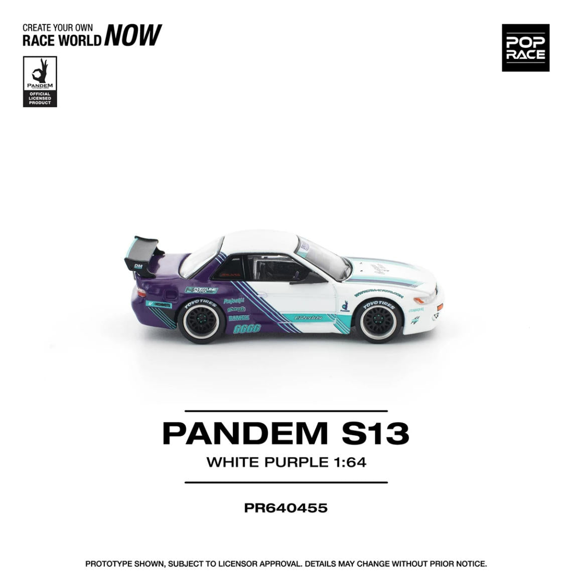 [ETA:  Nov 2026 ] Pop Race 1/64 S13 Silvia Pandem Rocket Bunny