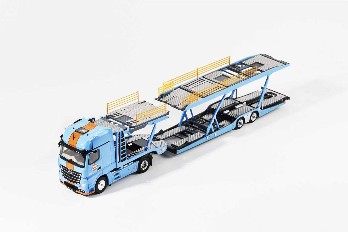 Shadow Pro 1/64 Mercedes Actros Double Deck Trailer Gulf Livery (619)