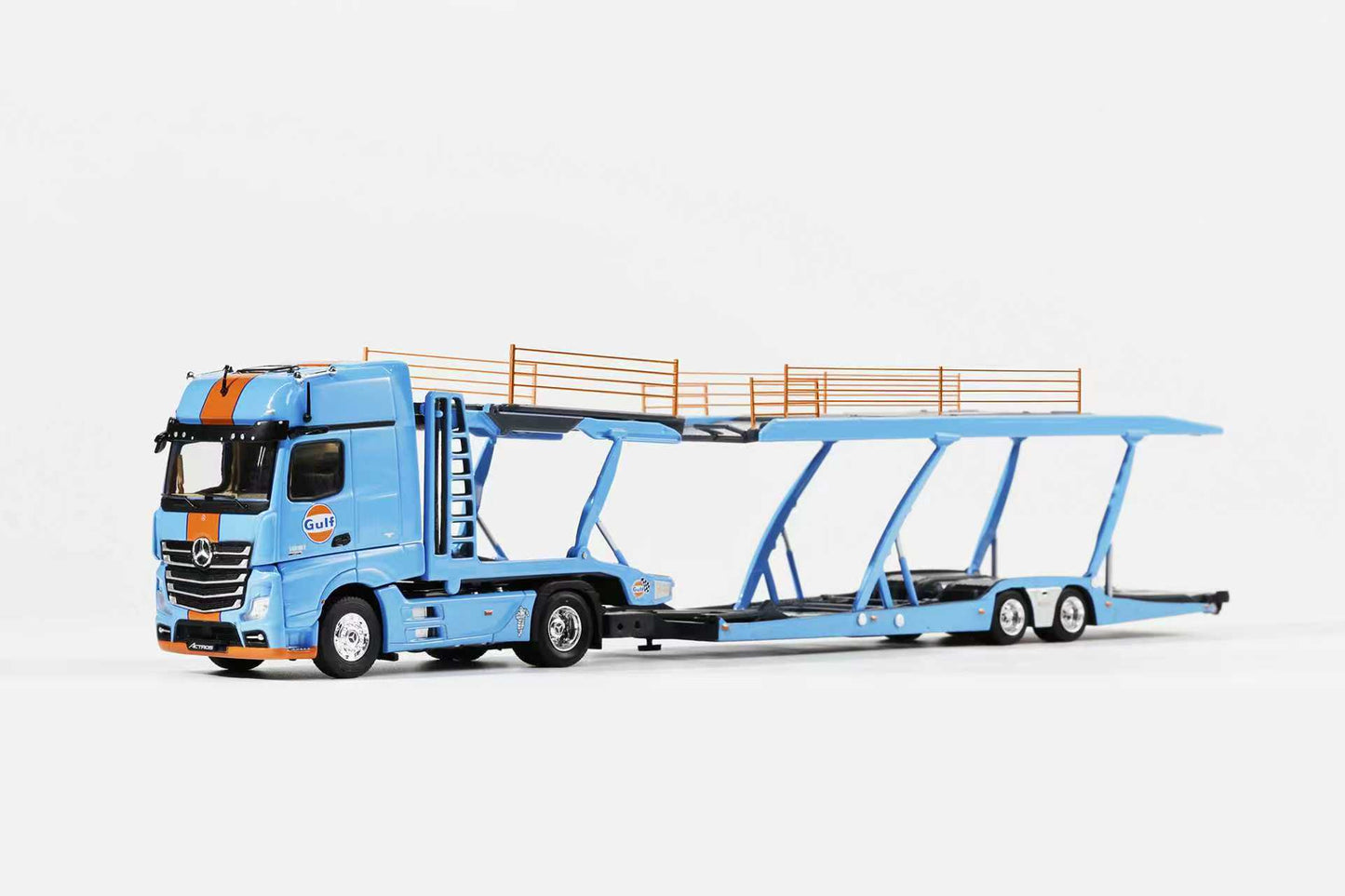 Shadow Pro 1/64 Mercedes Actros Double Deck Trailer Gulf Livery (619)