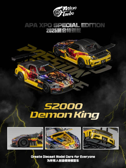 Microturbo 1/64 2025 Foshan APA Xpo Event Car - S2000 AP1 J's Racing Modified  Demon King Livery(MT6408A4)