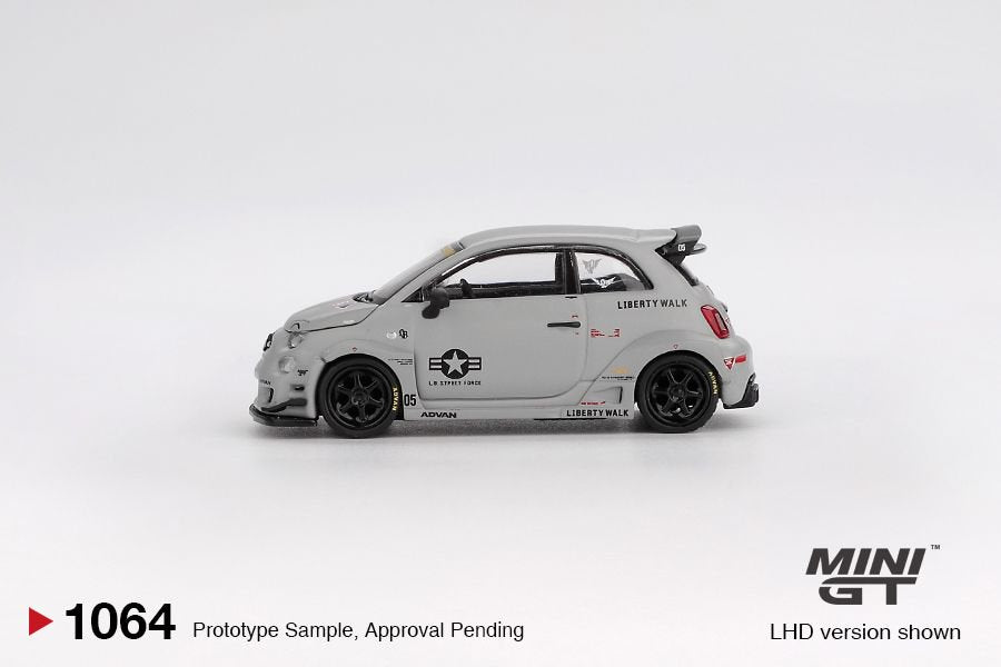 [ETA:  Dec 2025 ] Mini GT 1/64 Abarth 595 LB-WORKS x Abas Works Fighters