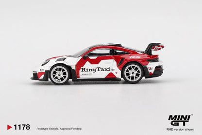 [ETA:  Jul 2026 ] Mini GT 1/64 Porsche 911(992) GT3 RS Weissach RingTaxi.com