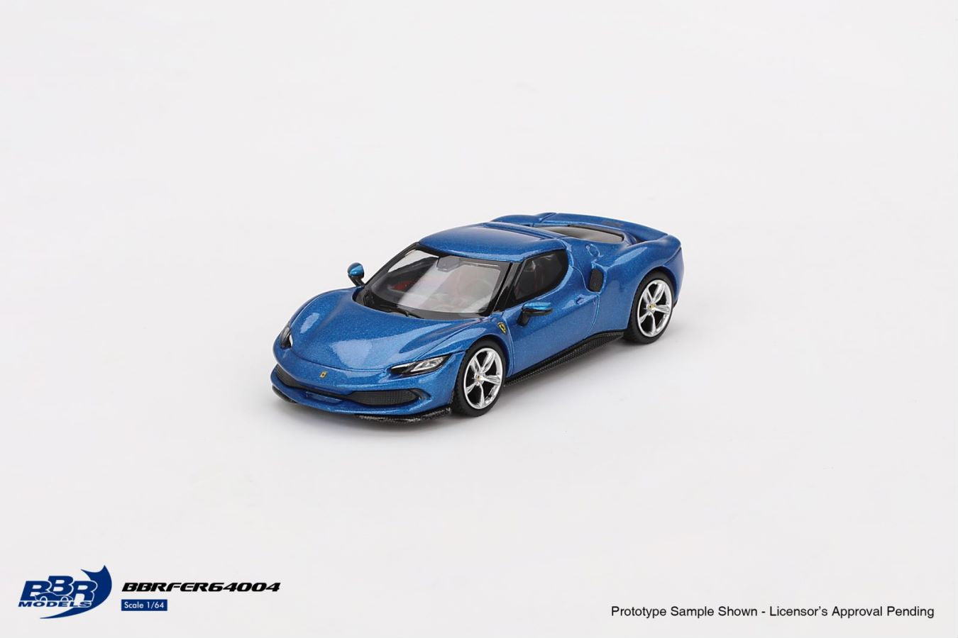 [ETA:  Sep 2025 ] BBR 1/64 Ferrari 296 GTB Blu Corsa