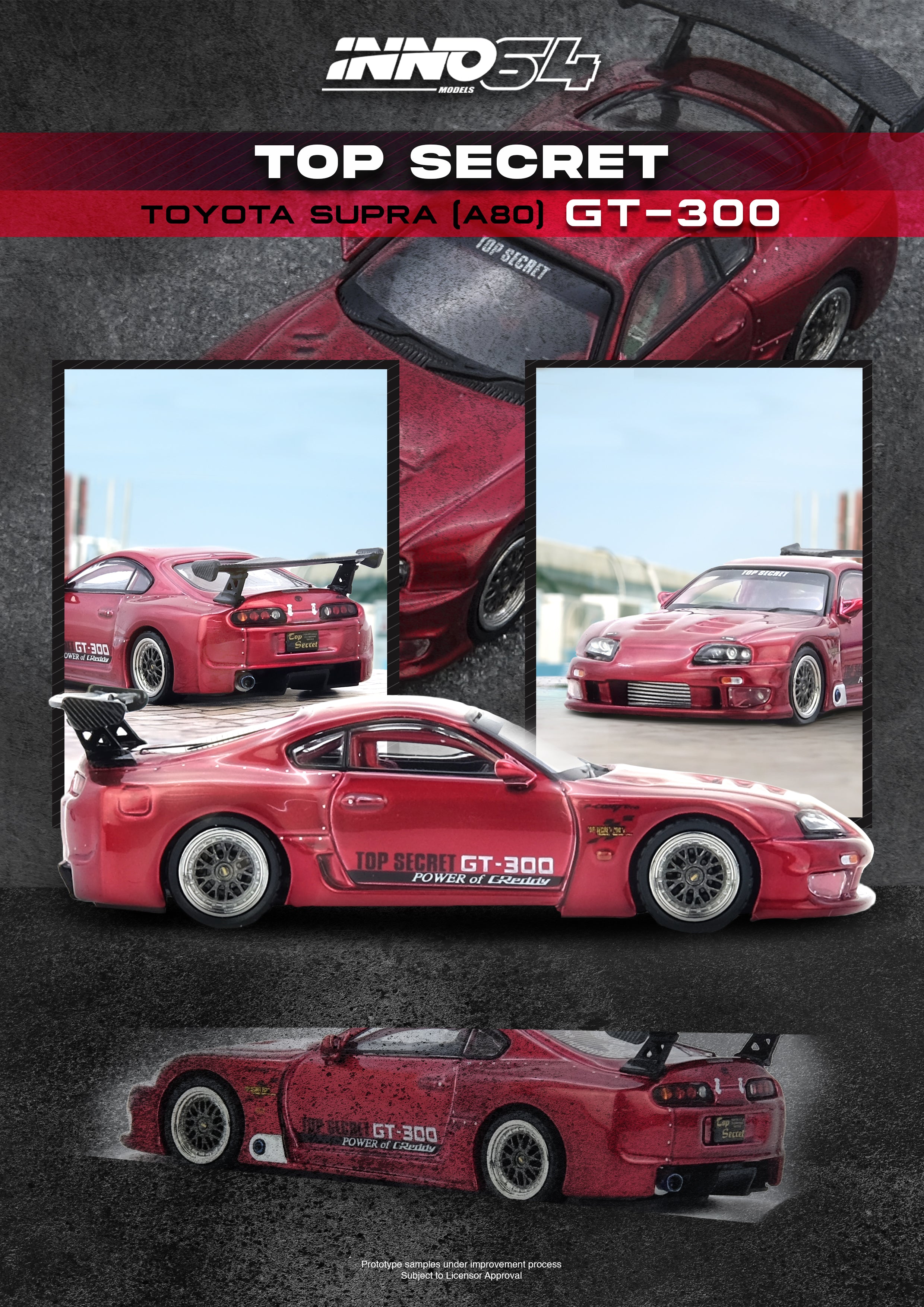 INNO 2025GTShow限定スープラA80 R34 TOP SECRET INNO 2025GTShow限定スープラA80 R34 TOP SECRET INNO