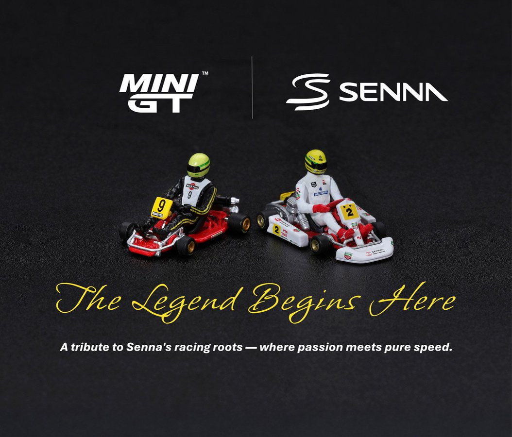 [ETA:  Mar 2026 ] Mini GT 1/64 Senna Kart Formula K #9 Ayrton Senna da Silva 1981 Karting World Championship 