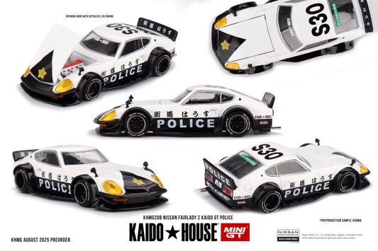 [ETA:  Apr 2026 ] Kaido★House x Mini GT 1/64 Nissan Fairlady Z Kaido GT Police