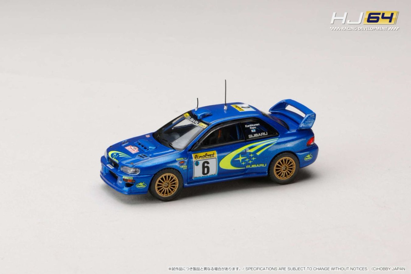[ETA:  Feb 2026 ] Hobby Japan 1/64 SUBARU IMPREZA WRC 1999 MONTE CARLO