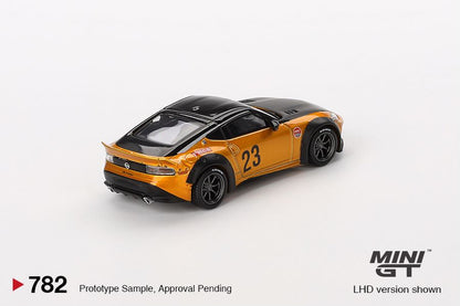 [ETA:  Jan 2025 ] Mini GT 1/64 Nissan Z LB★NATION WORKS  LB Gold