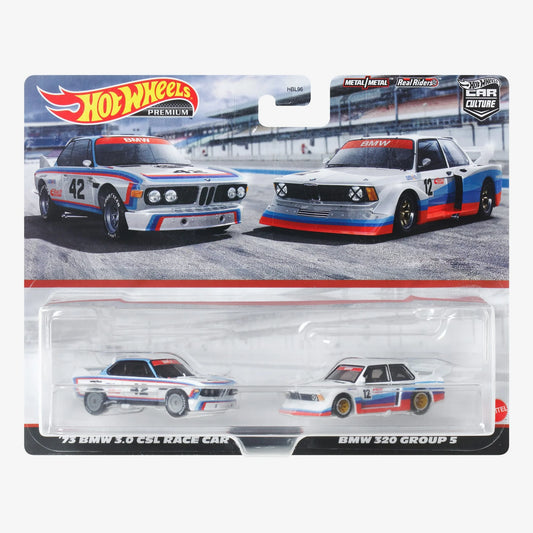 Hot Wheels 1/64 Premium Car Culture 2-Pack - BMW 320 Group 5 & BMW M3 GTR