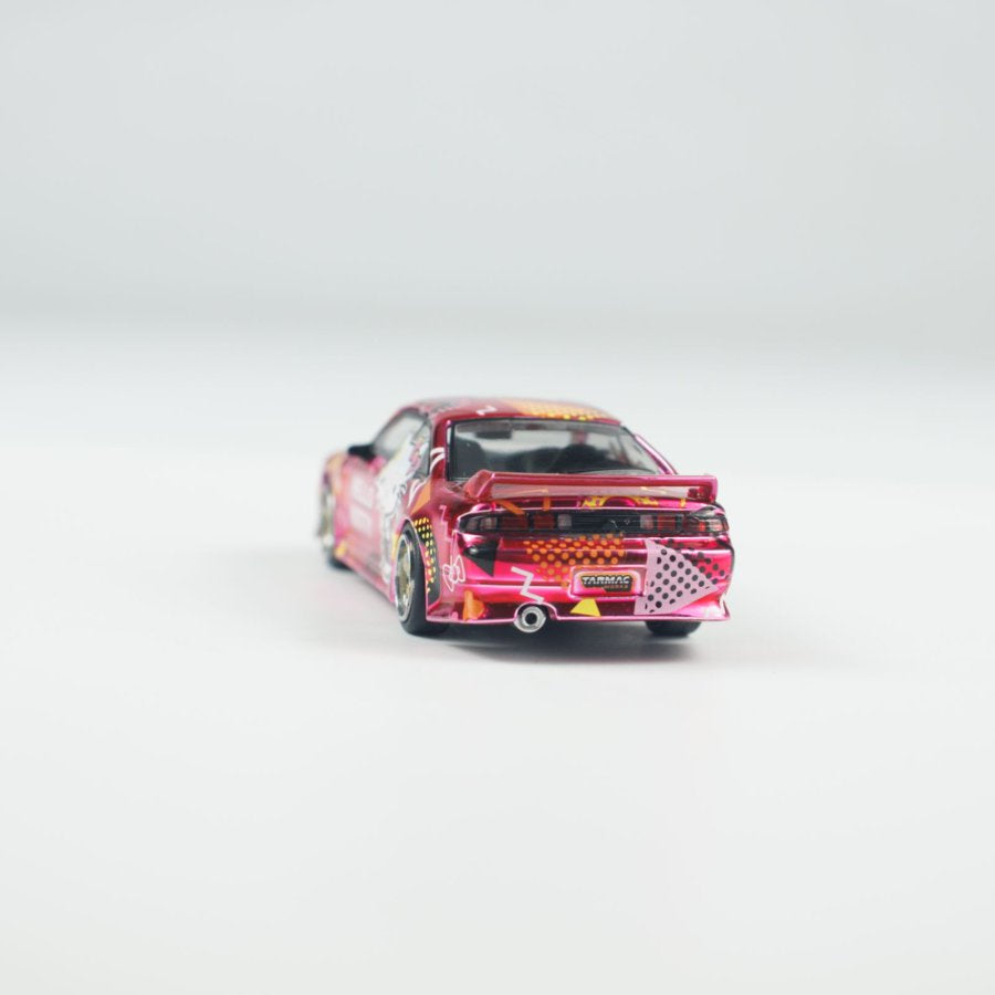 [ETA:  Feb 2026 ] Tarmac Works 1/64 VERTEX Silvia (S 14) Hello Kitty Pink Chrome
