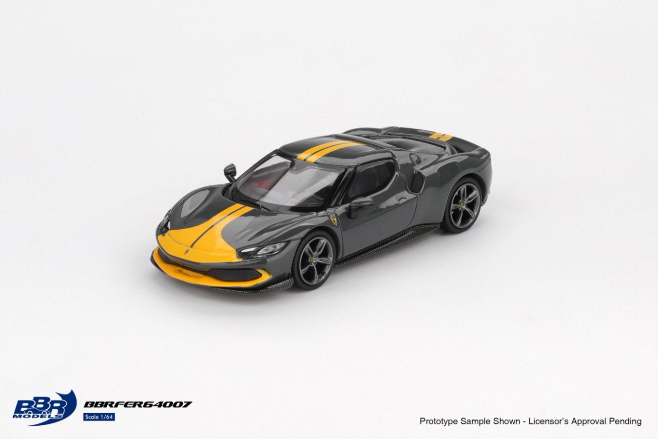 [ETA:  Jun 2026 ] BBR Models 1/64 Ferrari 296 GTB Assetto Fiorano Grigio Scuro