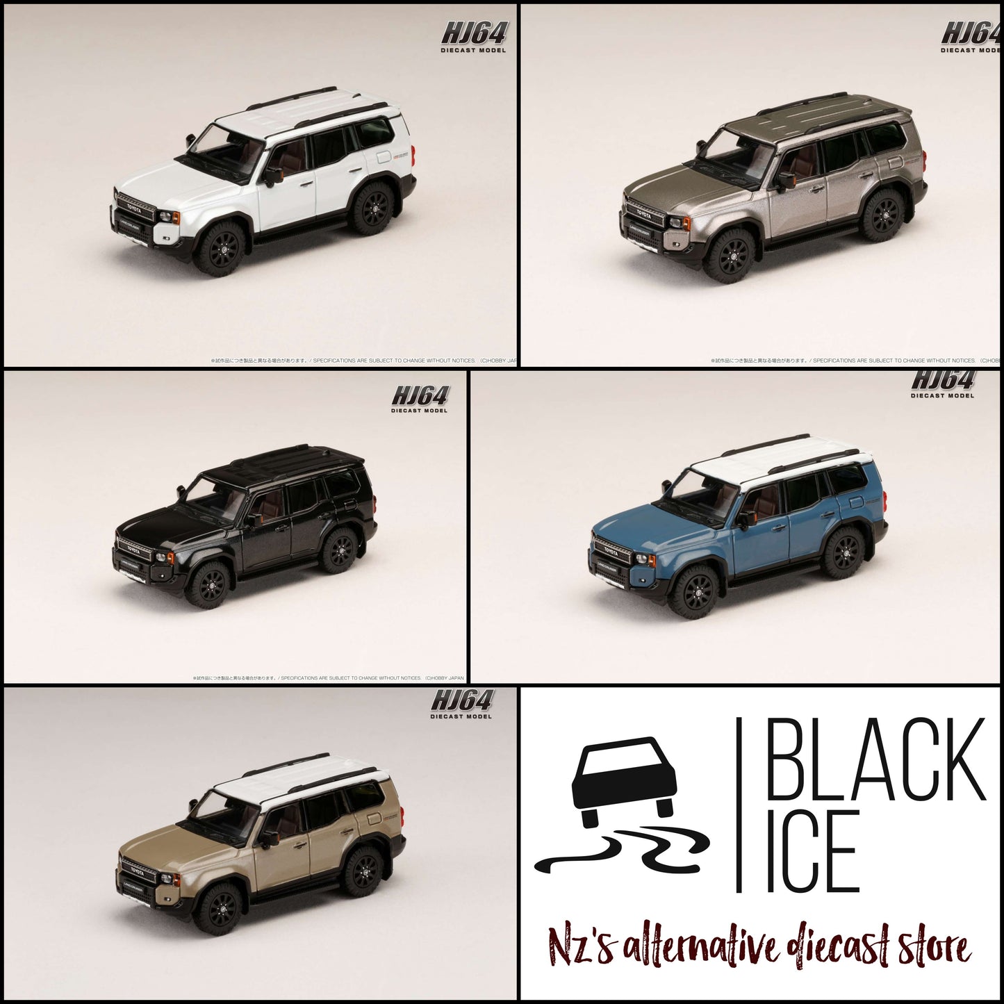 [ETA:  May 2025 ] Hobby Japan 1/64 Toyota Land Cruiser First Edition LHD