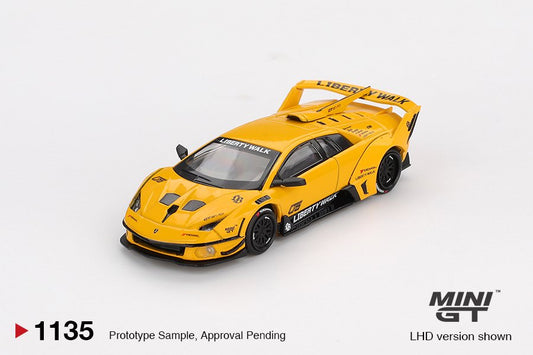 [ETA:  Apr 2026 ] Mini GT 1/64 LB-Silhouette WORKS MURCIELAGO GT Evo Yellow