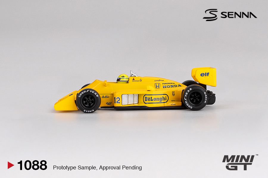 [ETA:  Feb 2026 ] Mini GT 1/64 Lotus 99T #12 Ayrton Senna 1987 Monaco Grand Prix Winner