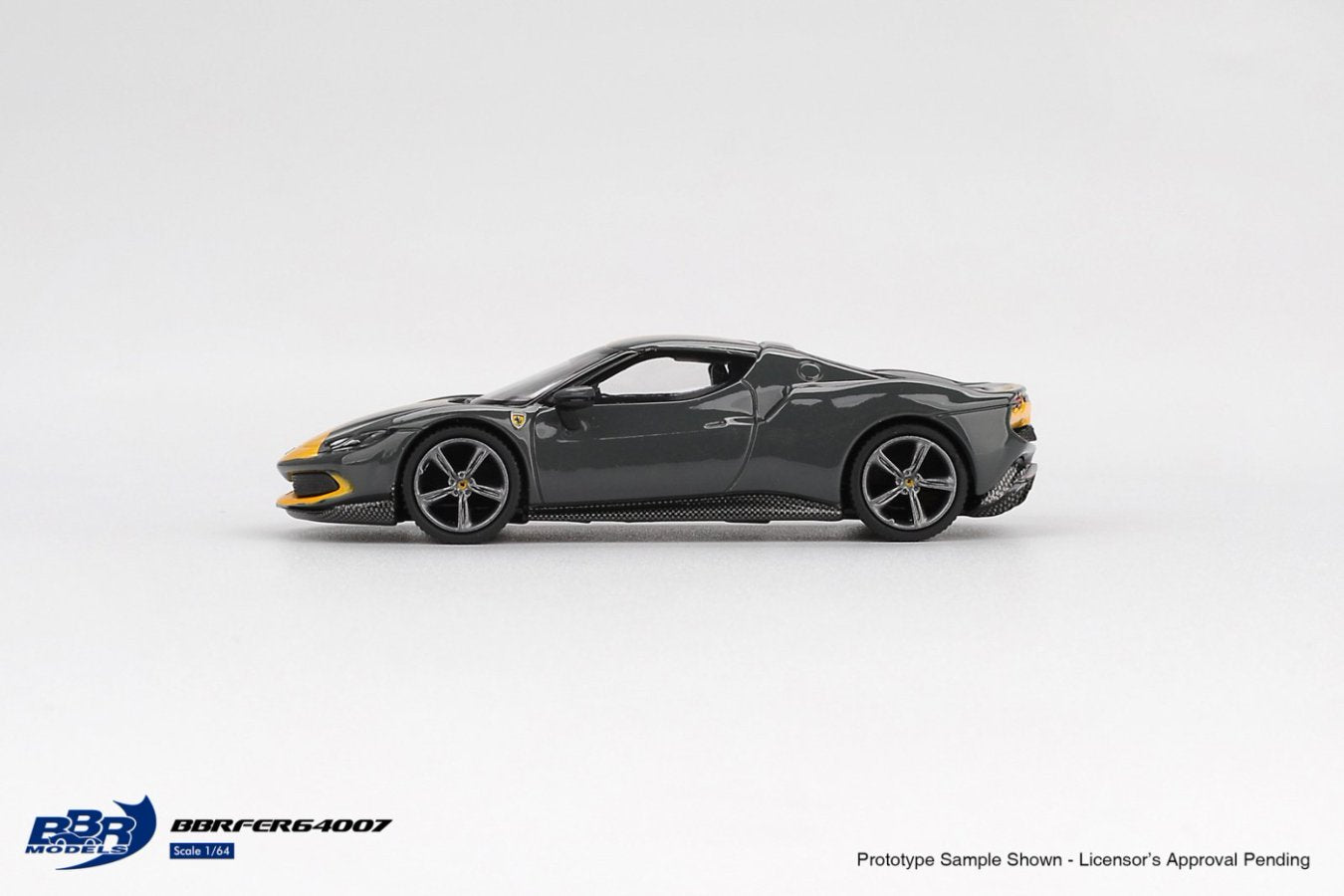 [ETA:  Jun 2026 ] BBR Models 1/64 Ferrari 296 GTB Assetto Fiorano Grigio Scuro