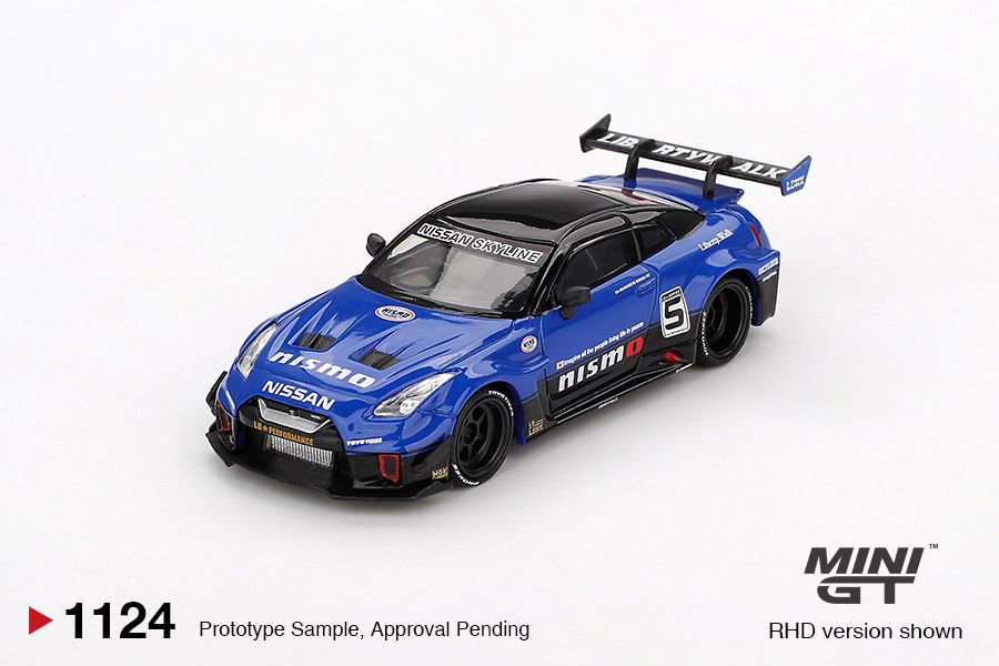 [ETA:  Feb 2026 ] Mini GT 1/64 LB-Silhouette WORKS GT NISSAN 35GT-RR Ver.2 Blue