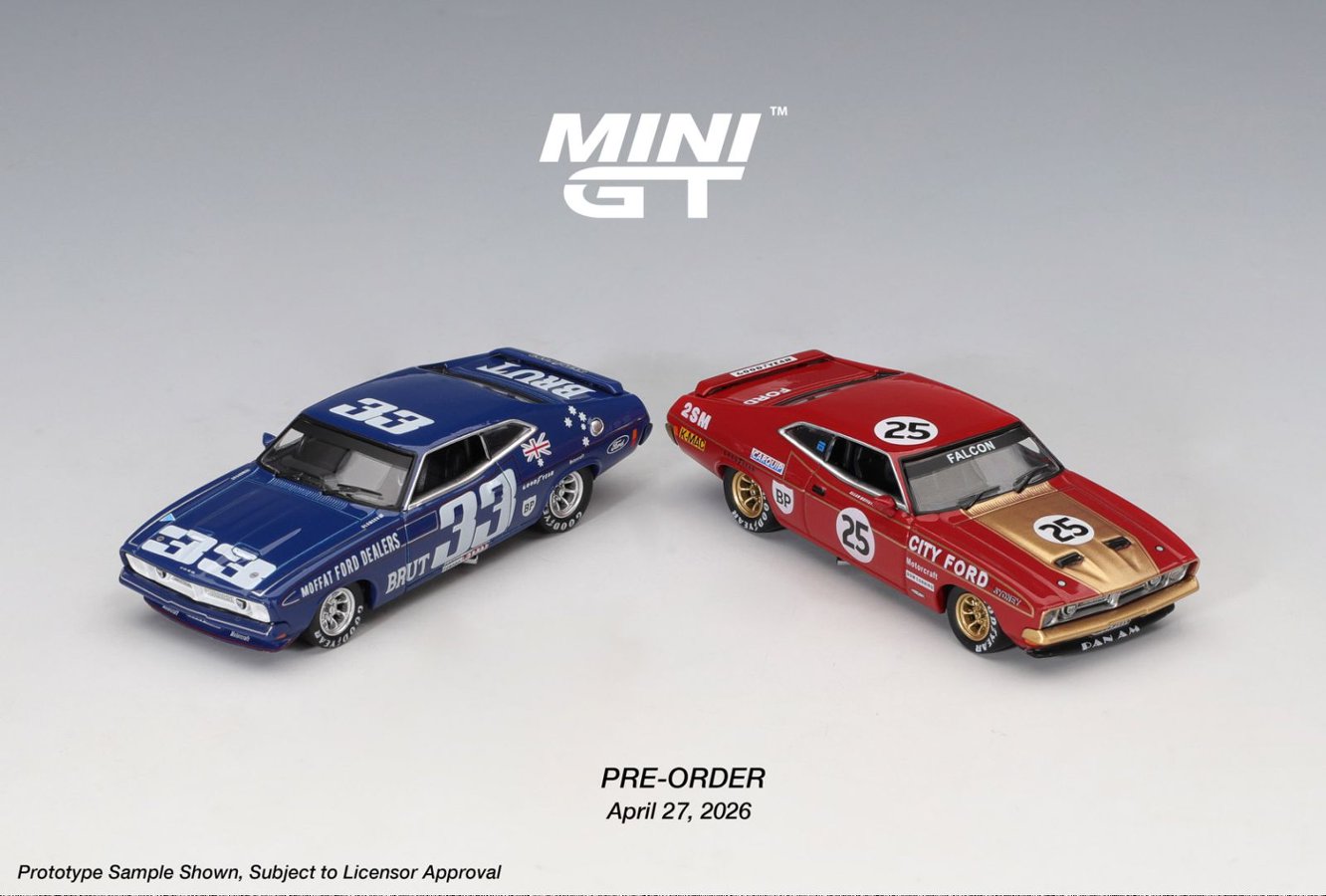 [ETA:  Feb 2027 ] Mini GT 1/64 Ford XB Falcon GT #33 1974 Bathurst 1000 Australia Exclusive