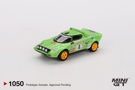 [ETA:  Nov 2025 ] Mini GT 1/64 Lancia Stratos HF #4 1979 Spanish Rally Champion