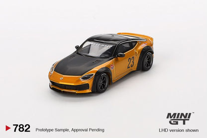 [ETA:  Jan 2025 ] Mini GT 1/64 Nissan Z LB★NATION WORKS  LB Gold