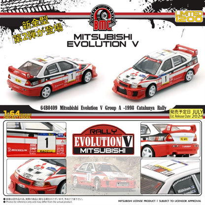 BM Creations 1/64 Mitsubishi Lancer EVO V Group A -1998 Catalunya Rally