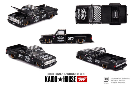 [ETA:  Jul 2026 ] Mini GT x Kaido★House 1/64 Chevrolet Silverado Dually Hot Rod V1