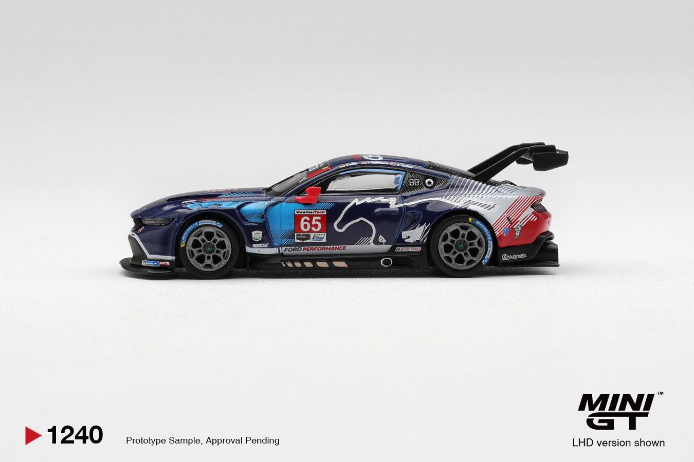 [ETA:  Dec 2026 ] Mini GT 1/64 Ford Mustang GT3 #65 Ford Multimatic Motorsports 2025 IMSA Daytona 24 Hrs Winner