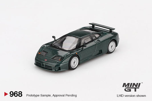 Mini GT 1/64 Bugatti EB110 GT Verde Scuro