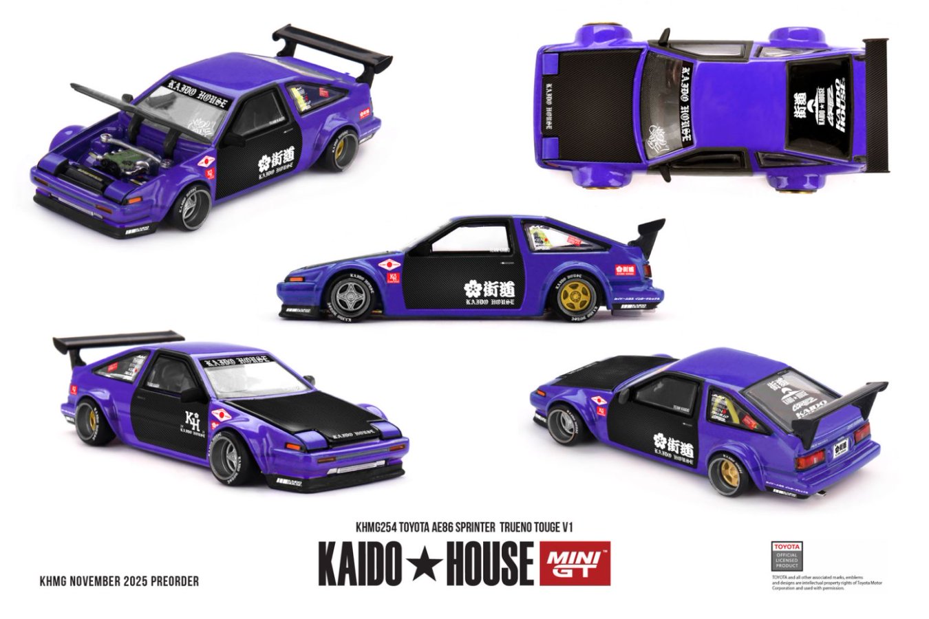 Preorder - Kaido☆House – Black Ice Diecast