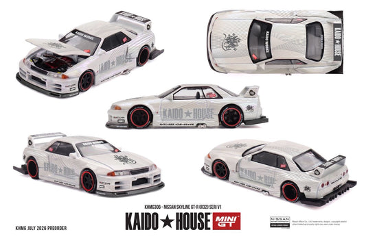 [ETA:  Jul 2027 ] Mini GT x Kaido★House 1/64 Nissan Skyline GT-R (R32) SERI V1