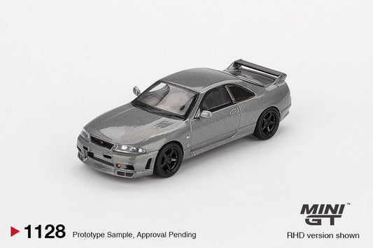 [ETA:  Mar 2026 ] Mini GT 1/64 NISSAN Skyline GT-R Dark Metal Gray (NISMO BCNR33 CRS Version)