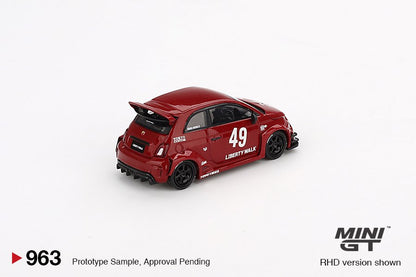 [ETA:  Aug 2025 ] Mini GT 1/64 LB-WORKS x Abas Works ABARTH 595 Red