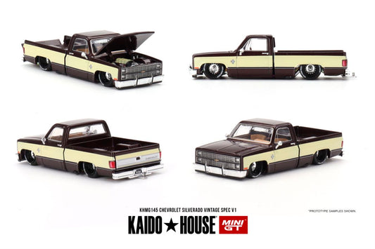 Kaido★House x Mini GT 1/64 Chevrolet Silverado KAIDO Vintage Spec  V1