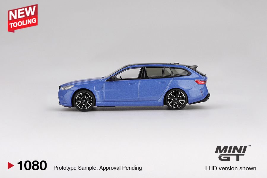 [ETA:  Jan 2026 ] Mini GT 1/64 BMW M5 Touring (G99) Marina Bay 
Blue Metallic