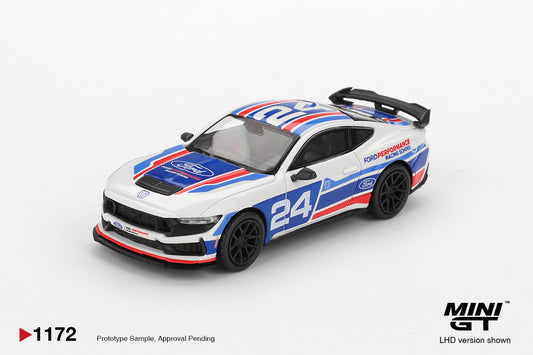 Mini GT 1/64 Ford Mustang Dark Horse #24 Ford Performance Racing School