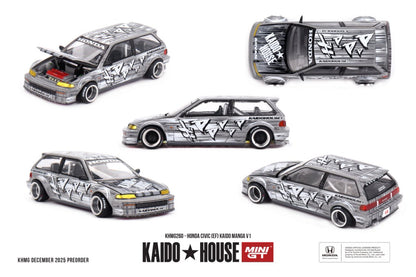 [ETA:  Nov 2026 ] Mini GT x Kaido★House 1/64 Honda Civic (EF) Kaido Manga V1
