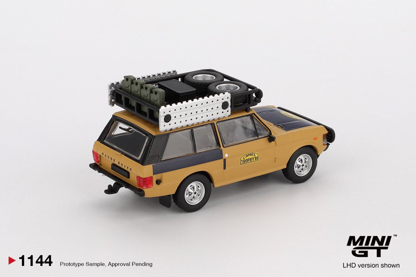 [ETA:  Apr 2026 ] Mini GT 1/64 Range Rover 1981 Camel Trophy Sumatra - C.Swoboda & K.Mentel  Winner
