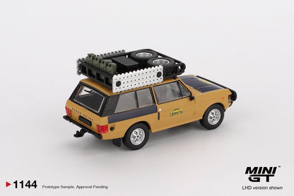 [ETA:  Apr 2026 ] Mini GT 1/64 Range Rover 1981 Camel Trophy Sumatra - C.Swoboda & K.Mentel  Winner