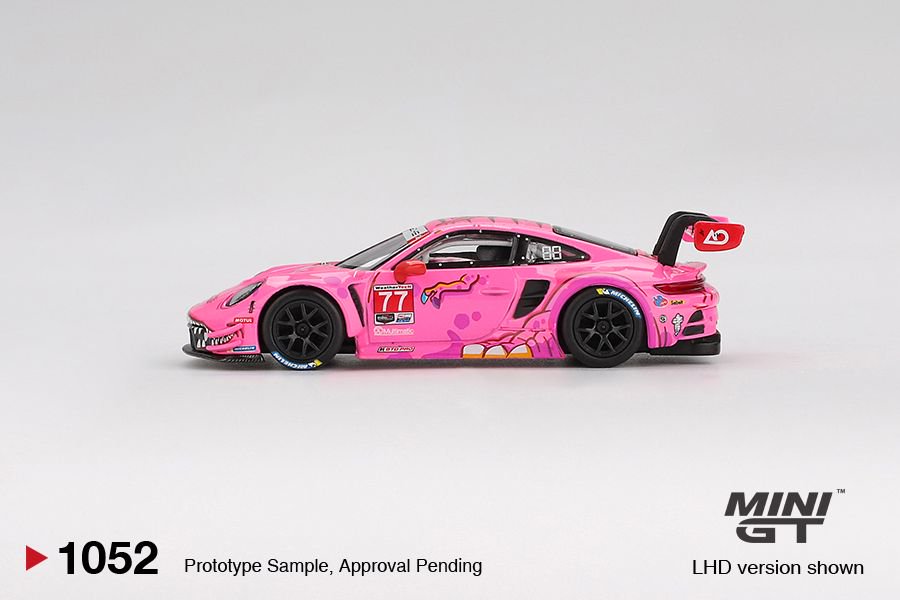 [ETA:  Dec 2025 ] Mini GT 1/64 Porsche 911 GT3 R #77 AO Racing 2024 IMSA ROAD AMERICA