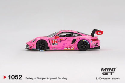 [ETA:  Dec 2025 ] Mini GT 1/64 Porsche 911 GT3 R #77 AO Racing 2024 IMSA ROAD AMERICA