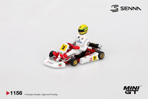 [ETA:  Apr 2026 ] Mini GT 1/64 Senna Kart #2 Ayrton Senna da Silva 1993 Masters of Paris-Bercy