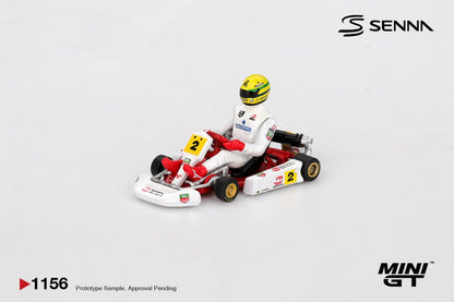 [ETA:  Apr 2026 ] Mini GT 1/64 Senna Kart #2 Ayrton Senna da Silva 1993 Masters of Paris-Bercy